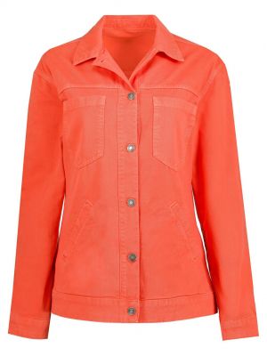Джинсовая куртка Gina оранжевая