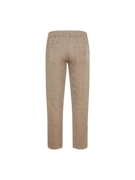 Pantalones de lino Fedeli marrón
