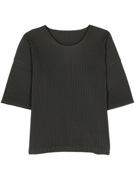 T-shirt plissé Homme Plissé Issey Miyake gris
