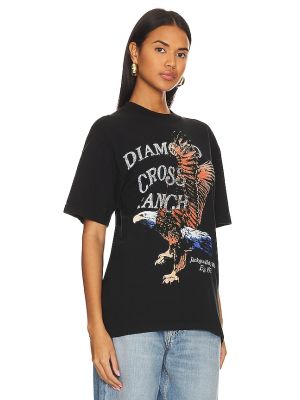 T-shirt Diamond Cross Ranch nero