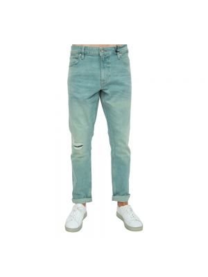 Jeansy skinny slim fit Guess zielone