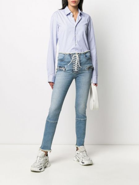 Jeans skinny Unravel Project bleu