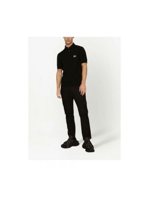 Pantalones cargo de algodón Dolce & Gabbana negro