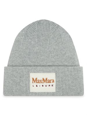 Kepurė Max Mara Leisure pilka