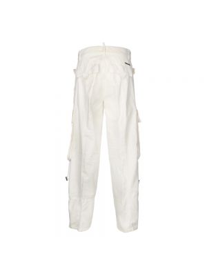 Spodnie oversize Dsquared2 białe