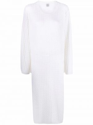 Sukienka midi Toteme, biały