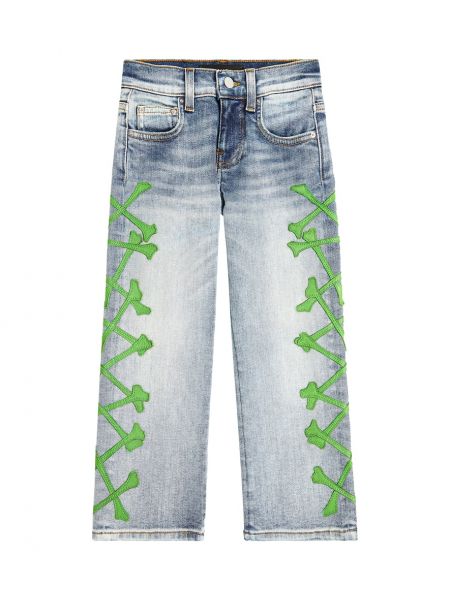 Straight jeans for gutter Amiri Kids blå