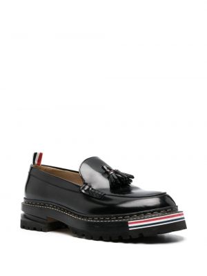 Chunky nahast loafer-kingad Thom Browne must