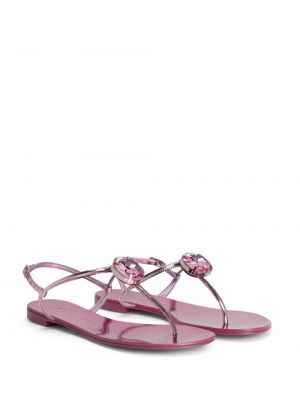Ilma kontsaga sandaalid Giuseppe Zanotti roosa