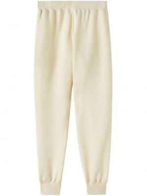Плетени спортни панталони Jil Sander бяло