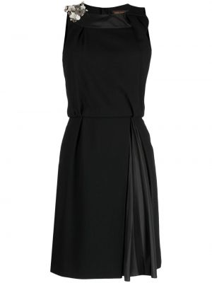 Czarna sukienka wełniana Louis Vuitton