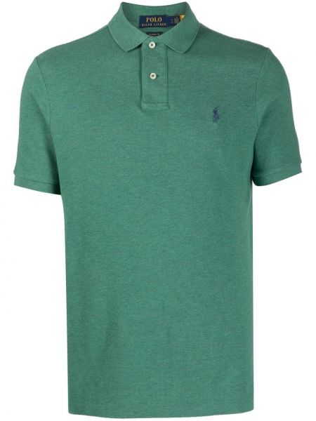 Hímzett pólóing Polo Ralph Lauren zöld