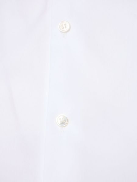 Camicia di raso di cotone Noir Kei Ninomiya bianco