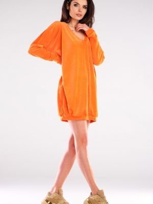 Šaty Awama oranžové