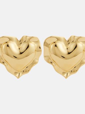 Naušnice s uzorkom srca Nina Ricci zlatna