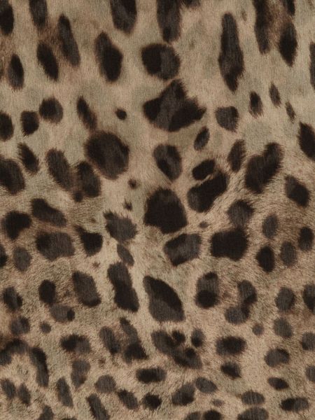 Schal mit print mit leopardenmuster Dolce & Gabbana