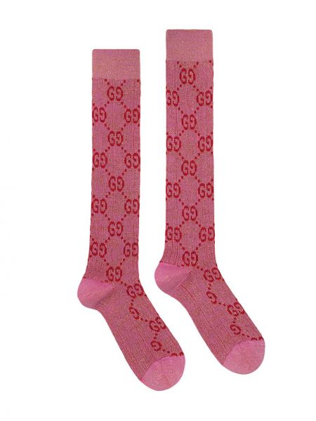 Ponožky Gucci růžové