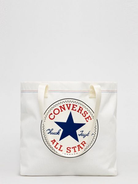 Geantă shopper Converse alb