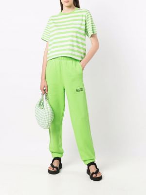 Pantalones de chándal Ganni verde
