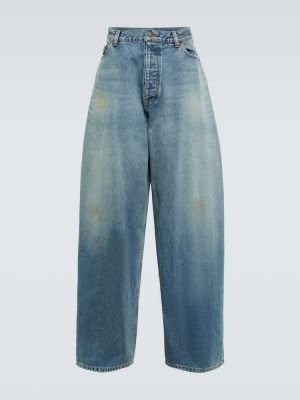 Straight leg jeans baggy Balenciaga blu
