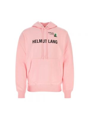 Sweter bawełniany Helmut Lang różowy