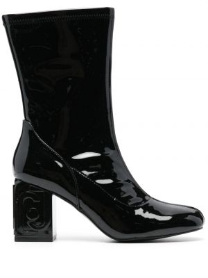 Kožené kotníkové boty Liu Jo černé