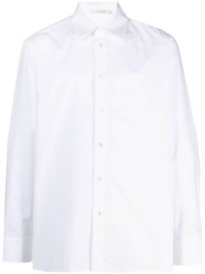 Βαμβακερό πουκάμισο The Row λευκό