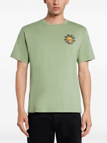 T-shirt aus baumwoll mit print Kenzo grün