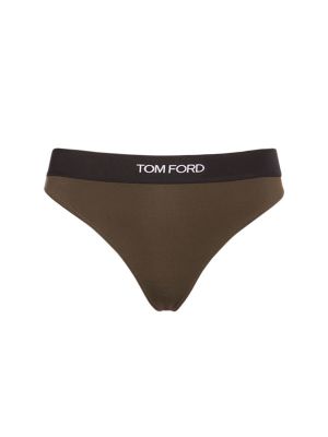 Džerzej tango nohavičky modalové Tom Ford hnedá