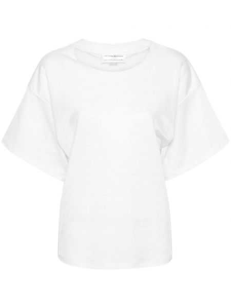 Тениска Victoria Beckham бяло