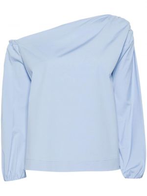 Ασύμμετρη βαμβακερή μπλούζα Semicouture