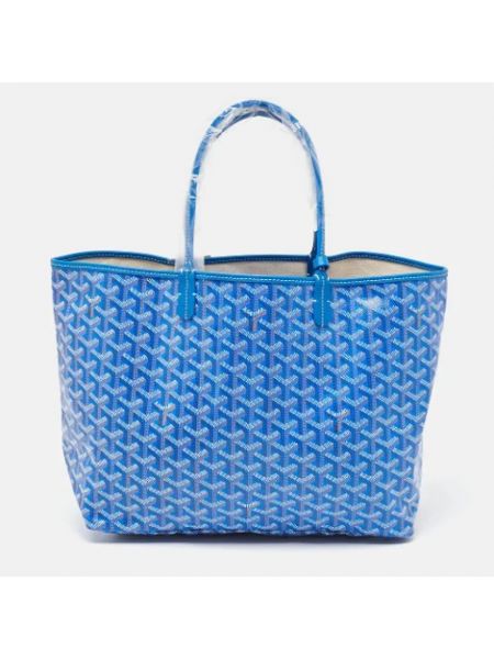 Bolso shopper retro Goyard Vintage azul