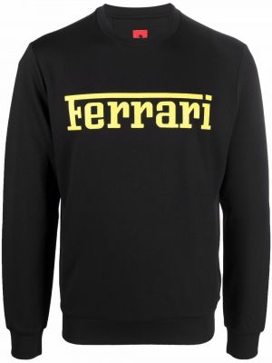 Sweatshirt mit print Ferrari schwarz