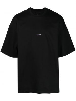 Памучна тениска с принт Oamc черно