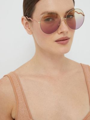 Слънчеви очила Chloé виолетово