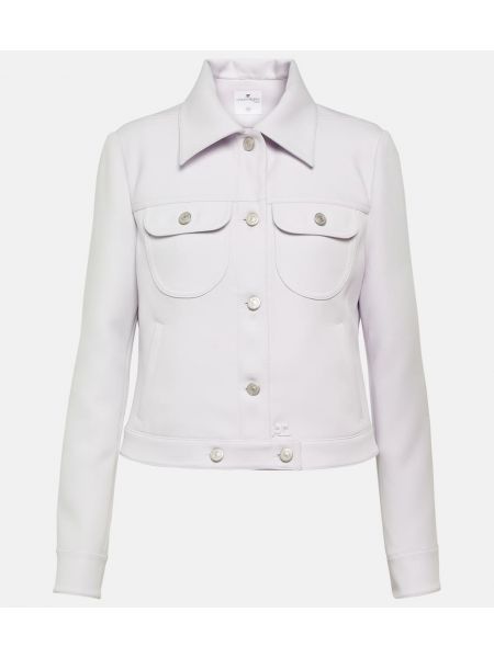 Giacca bomber Courrèges bianco