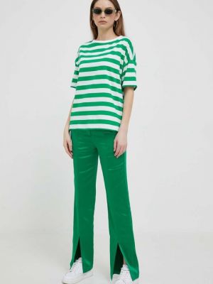 Тканевые брюки United Colors Of Benetton зеленые