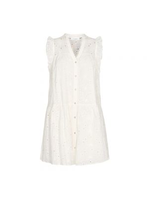 Kleid mit rüschen Co'couture weiß