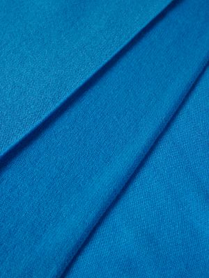 Dzianinowa szal z kaszmiru w jednolitym kolorze (the Mercer) N.y. niebieska