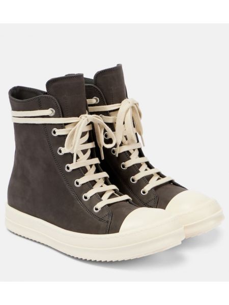 Süet sneaker Rick Owens gri