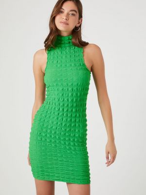 Платье мини Forever 21 зеленое