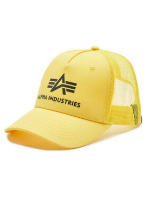 Kšiltovka Alpha Industries žlutá