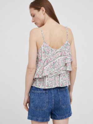Блуза в квіточку з принтом Pepe Jeans