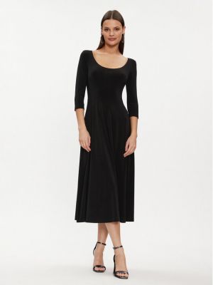 Коктейлна рокля Norma Kamali черно