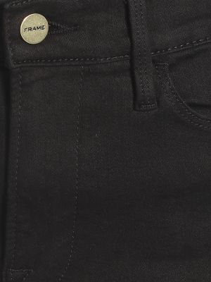 Zvonové džíny Frame černé