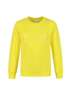 Bluza dresowa Hugo Boss żółta