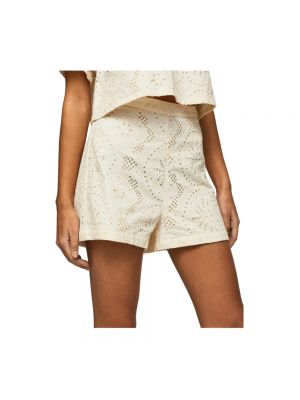 Jeans shorts Pepe Jeans beige