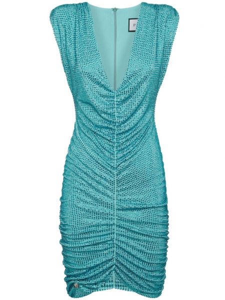 Коктейлна рокля с кристали Philipp Plein