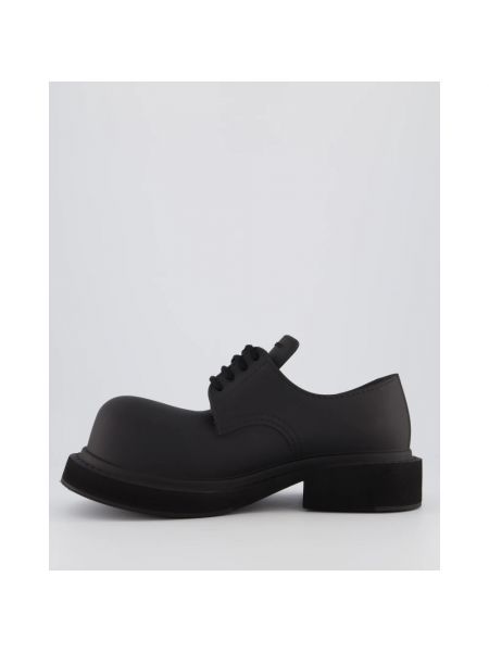 Zapatos derby con cordones de cuero Balenciaga negro
