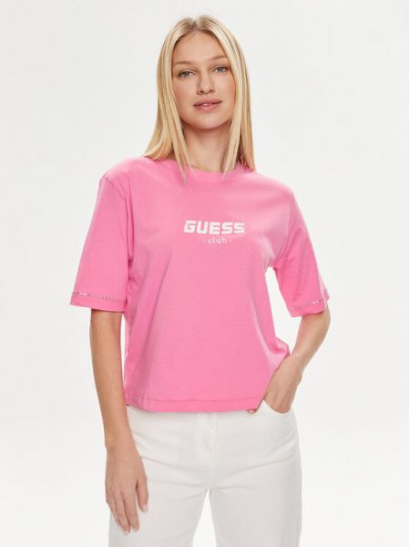 Majica Guess ružičasta